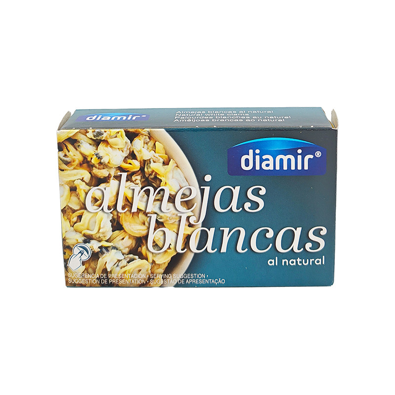 ALMEJA BLANCA AL NATURAL DIAMIR 120ML