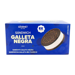 HELADO SANDWICH GALL. NEGRA 6UD GOURMET