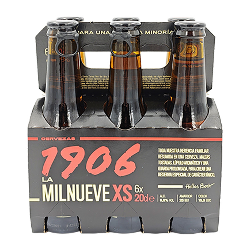 CERVEZA ESTRELLA G. 1906 MINI PACK-6