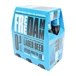 FREE DAMM 0,0 PACK-6 25 CL