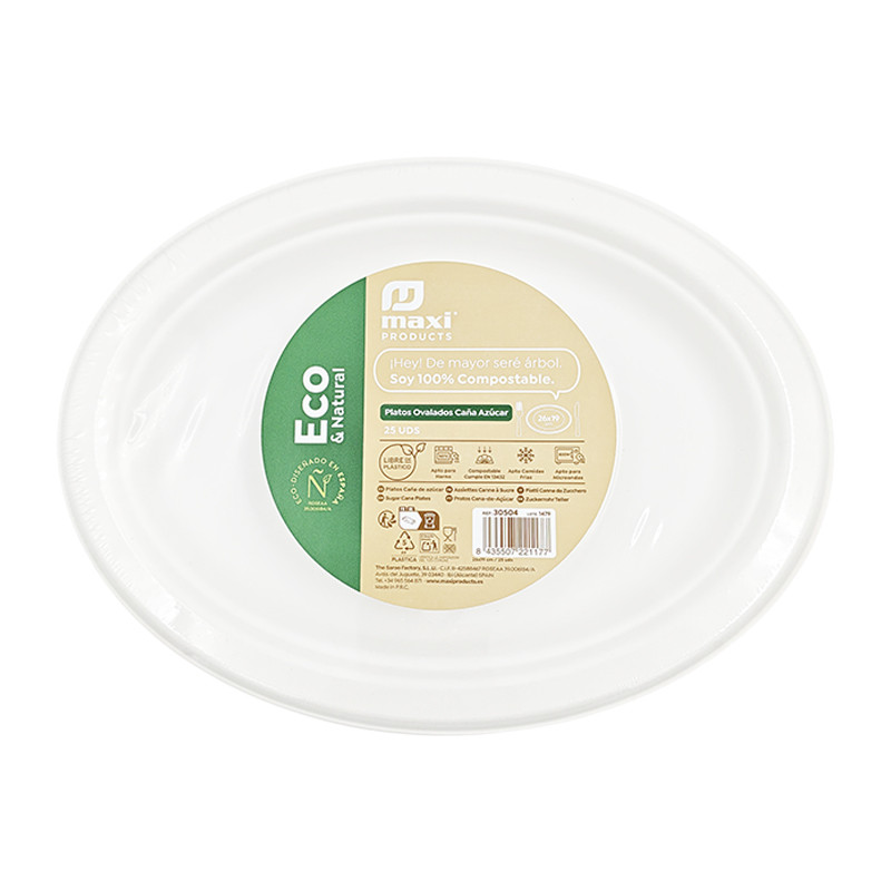 PLATO OVALADO 26X19 25U.COMPOS