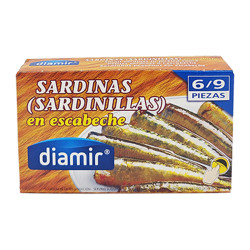 SARDINILLAS ESCABECHE 6/9 DIAMIR