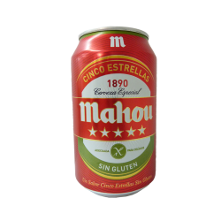 CERVEZA MAHOU S/GLUTEN LATA...